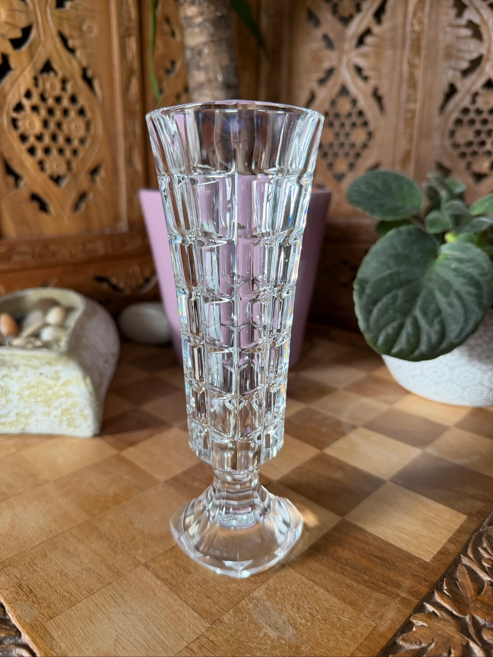 Vase en verre parfait état
